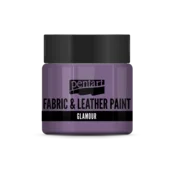 Pentart glamour barva za tekstil in usnje 50 ml - srebrno vijolična