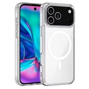 Silikonski ovitek za Apple iPhone 17 Pro Max, Magsafe, prozoren