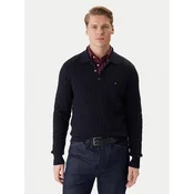 Tommy Hilfiger Pulover Classic MW0MW41955 Mornarsko modra Regular Fit