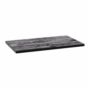 shumee Univerzalni kopalniški pult 80x46 cm Črna betonska laminirana pohištvena plošča