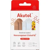 Akutol Nanonaplast ChitoFib, družinsko pakiranje - 25 kosov
