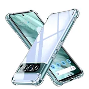 Techsuit Shockproof Clear Silicone prozoren ovitek, odporen na udarce, za Google Pixel 9 Pro XL
