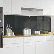 Kuhinjski zid 2 pcs Tamno siva 90 x 60 cm
