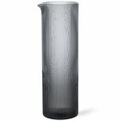 Vrč za vodo RIPPLE 1,1 l, siva, steklo, ferm LIVING