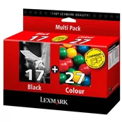 LEXMARK 80D2952, originalna tinta, crna + šarena