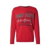 CAMP DAVID Pulover rdeča/črna/bela