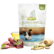Isegrim sosic za pse - pacetina i srca 410g