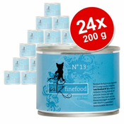 Catz Finefood pločevinka varčno pakiranje 24 x 200 g - Piščanec & fazan