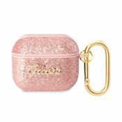 Guess Original Guess etui "Glitter Flakes" za slušalke AirPods 3 (GUA3HGGSHP)