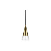 Ideal Lux - LED Lestenec na vrvici CONO 1xGU10/7W/230V pr. 15 cm medenina