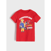 Sinsay - Majica Fireman Sam - crvena