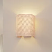 Lindby stenska svetilka Soula, 20 cm, bež, plastika, E27 - Dnevna soba/jedilnica - Podeželska hiša/Rustikalna