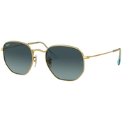 Ray-Ban Sončna očala HEXAGONAL, zlata, modra