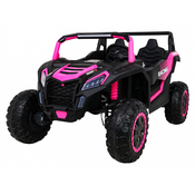 Baggy na akumulator ATV Racing 4x4 - dvosedežni - roza