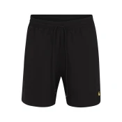 Carhartt WIP Kratke kopalne hlače Chase med/črna
