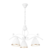 Luster na lancu RETRO II 3xE27/60W/230V bela