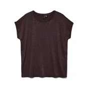 VERO MODA Majica VMLava rjava/srebrna