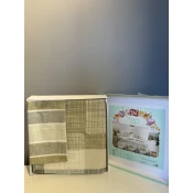 Tac Set posteljine Domino, 200x220cm, Maslinasti