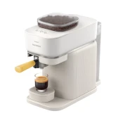 Philips PHILIPS Baristina BAR300/03 espresso aparat z belim mlinčkom in rumenim ročajem