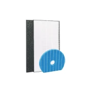 shumee Komplet 3 filtrov: vodni UZ-HG6MF, HEPA UZ-HD4HF in ogljikov UZ-HD4DF za čistilce zraka SHARP UA-HG40E-L UA-HG40E-T FA26