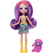 Enchantimals: lutka Sabindra Sloth s ljubičastom figurom Sloth (HRX82)
