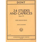 DONT:24 ETUDES AND CAPRICES OP.35 (GALAMIAN) VIOLIN SOLO