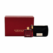 Versace Eros Flame Darilni set parfumska voda 100 ml + parfumska voda 10 ml + kozmetična torbica