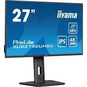 IIYAMA monitor XUB2792UHSU-B6, 27, 3840 x 2160 (4K UHD), IPS, 60 Hz, HDMI, DP, pivot