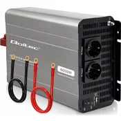 Qoltec pretvornik napetosti MS Wave | 12V na 230V | 3000/6000W | USB