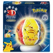 3D sestavljanka z nočno lučko Ravensburger Pokémon - 72 kosov