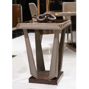Casa Padrino luxury side table dark brown/gray/copper - Square solid wood table - Living Room Furniture - Living Room Furnishings - Luxury Furniture - Luxury Furnishings - Luxury Quality
