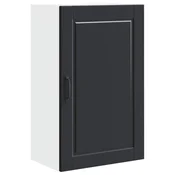 Vidaxl Omarica na steni PORTO Črna 50 x 31 x 80 cm Konstruiran les