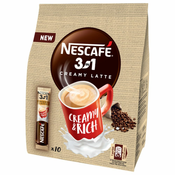 Nescafe Nescafé 3v1 Creamy Latte instant kava vrečke 10 x 15 g