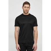 Majica kratkih rukava Emporio Armani za muškarce, boja: crna, bez uzorka