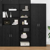 Cabinet Crni hrast 50 x 41 x 185 cm Konstruirano drvo