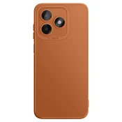 AVIZAR Mehak silikonski ovitek Honor X5c Plus – ojačana zaščita kamere, Rjava, (5000274619)