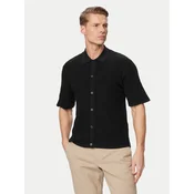 Jack & Jones Srajca Montauk 12293584 Črna Relaxed Fit
