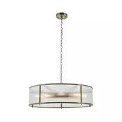 Endon 119455 - Luster na lancu RIDGETON 8xE14/7W/230V mat hrom