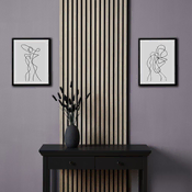 Homestyle4U Stenska plošča, 60x120x2,5 cm, siva