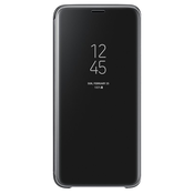 SAMSUNG torbica Clear View EF-ZG965CBE (za Samsung Galaxy S9 plus), črna
