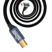 INF USB-C podaljšek za Steam Deck – aluminijeva zlitina in najlon, PD 100W 2 m, (5000276947)