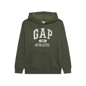 GAP Majica HERITAGE temno zelena/bela