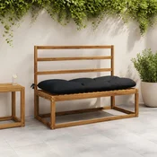vidaXL Blazina za klop VIANEN 100% poliester Temno modra