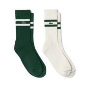 Carape za tenis Lacoste SPORT Unisex Sock 2P - green/white