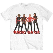 Queen Majica Radio Ga Ga Unisex White 2XL