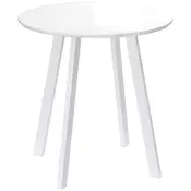 Homestar Jedilna miza okrogla 72x72x75 cm bela