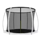 INLEA notranja varnostna mreža za trampolin ULTIMATE Jump, skupni premer 250 cm, za 6 stebrov – črna