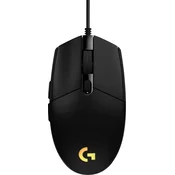 Logitech G203 LIGHTSYNC - igralna miška, črna