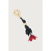 Furla obesek za ključe ženski usnjen Allegra Poppy Keyring