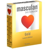 Masculan Single: Gold, 3 condoms